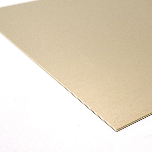 真鍮/生地 真鍮板(2枚) 0.5×50×100 厚さ×幅×長さ (mm)