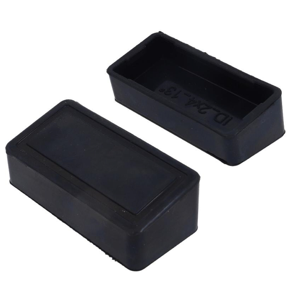 エラストマー 2X4材ソーホース用脚キャップ 黒 (2個入)