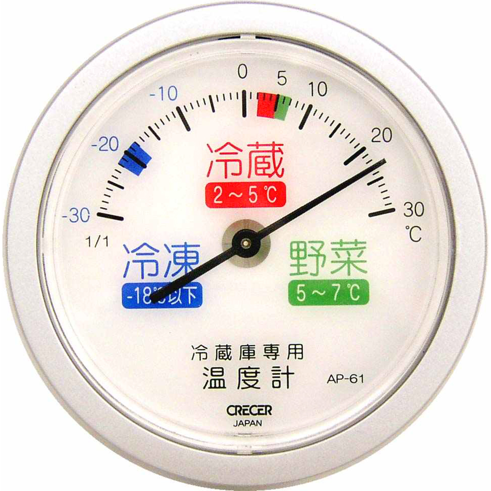 CRECER 冷蔵庫用温度計 AP-61