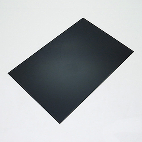 アルミ/生地 カラーアルミ板 黒 0.3×400×600 厚さ×幅×長さ (mm)