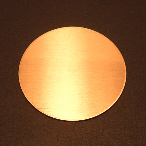 銅/生地 銅円板  1.0×80 厚さ×直径 (mm)