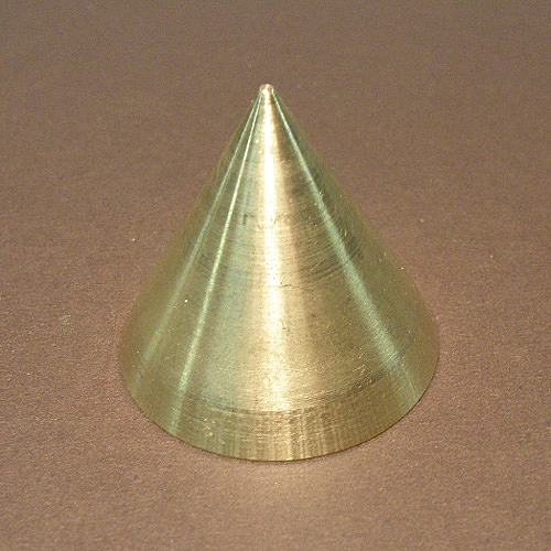 真鍮/生地 EP真鍮円錐  20×20 底辺×高さ (mm)