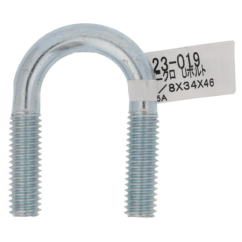 鉄/ユニクロ Uボルト 3/8X34X46 <15A>