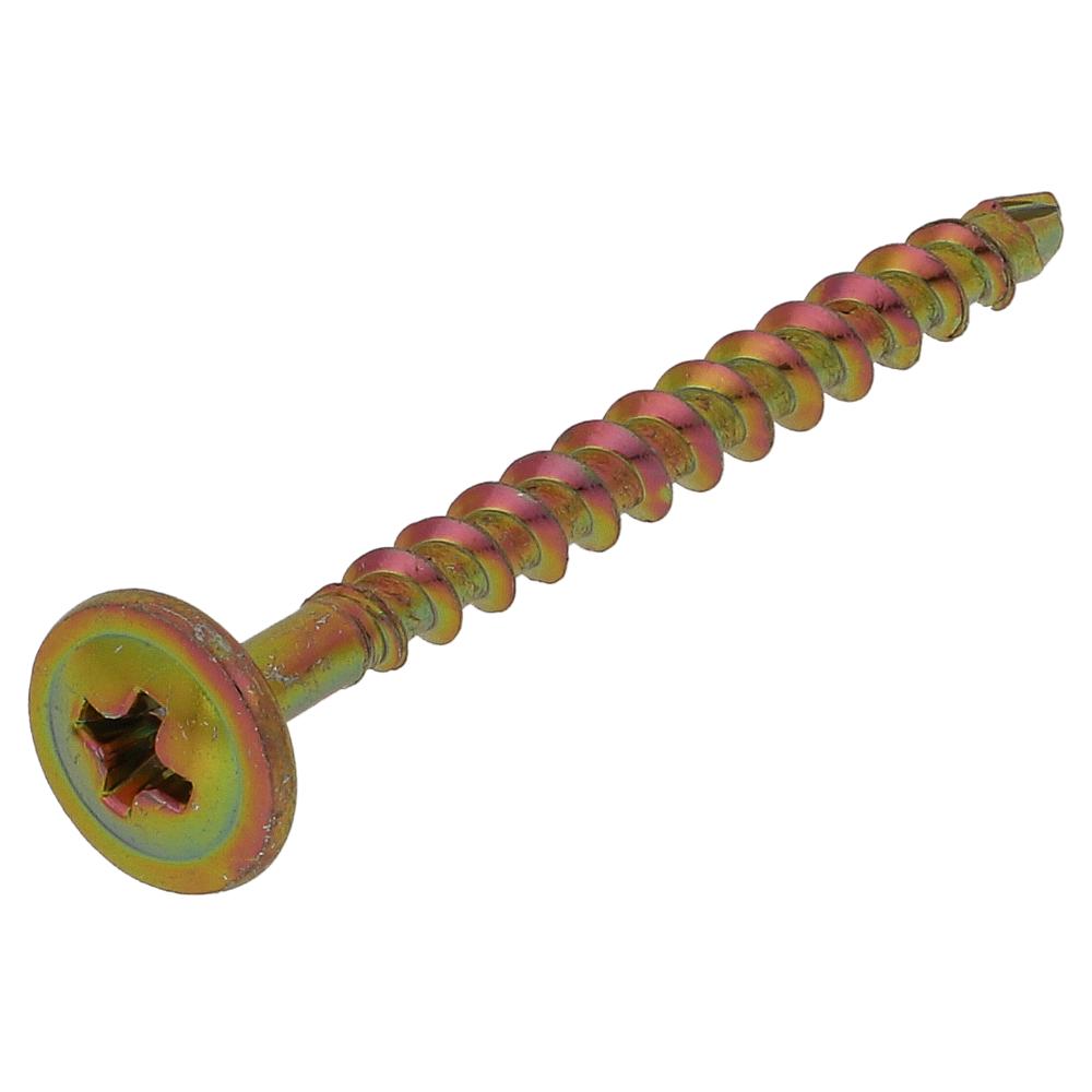 鉄/クロメート スレート瓦改修用ビス(TFビス) シンワッシャー 半ねじ 3.8X45 (180本入)