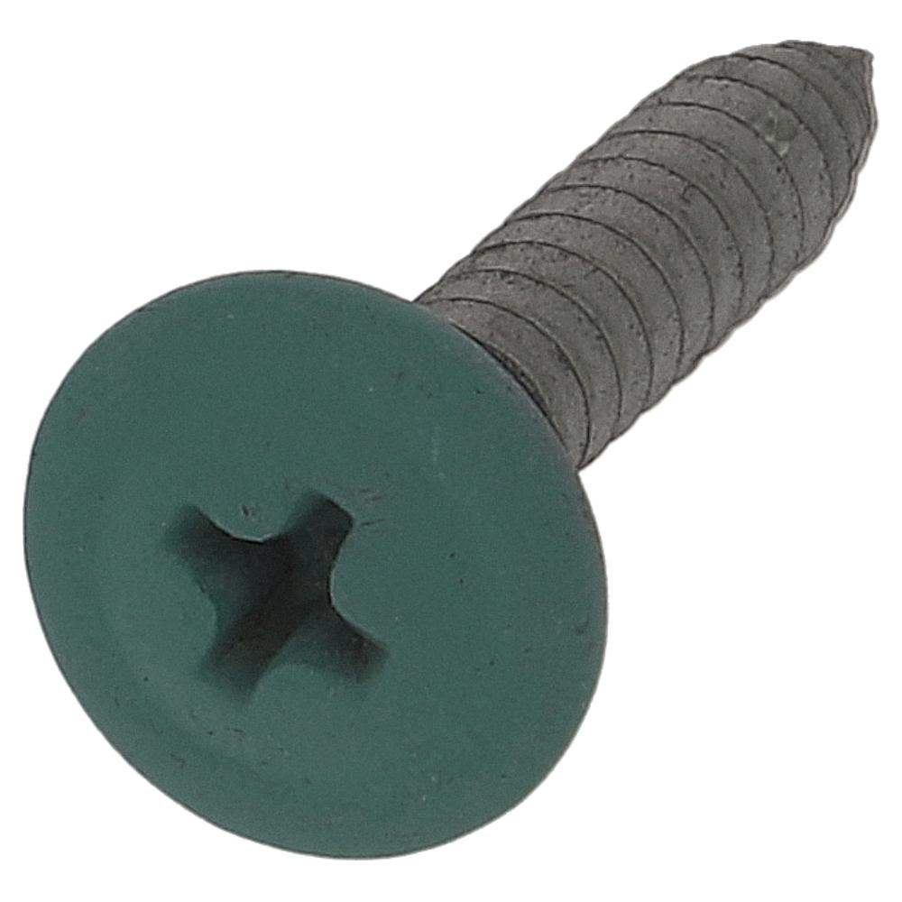 ステンレス(SUS410)/ダクロ 役物用ビス パッキン付 (2&1ビス シンワッシャー) 緑青 全ねじ 4.2X25 (500本入)