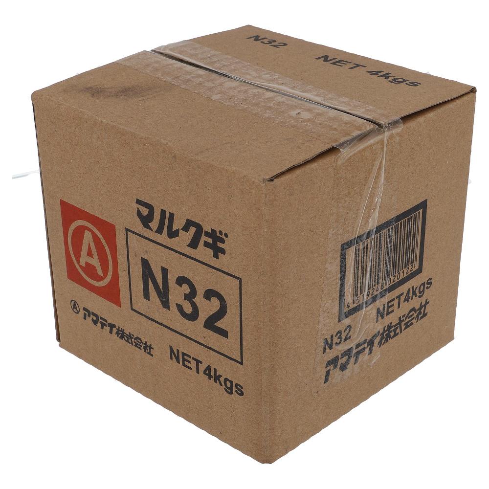 鉄/生地 丸釘(N釘) 布目頭 N32(1.9X32) (4kg)