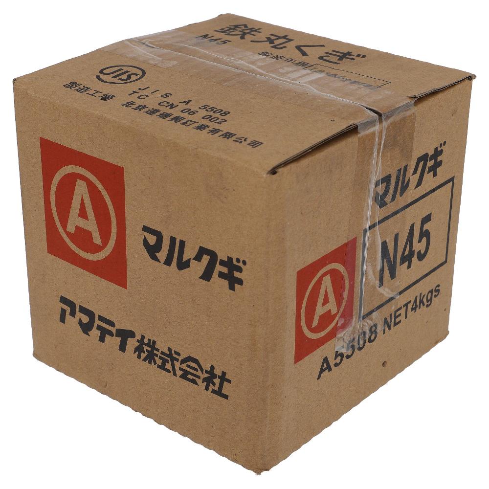 鉄/生地 丸釘(N釘) 布目頭 N45(2.45X45) (4kg)
