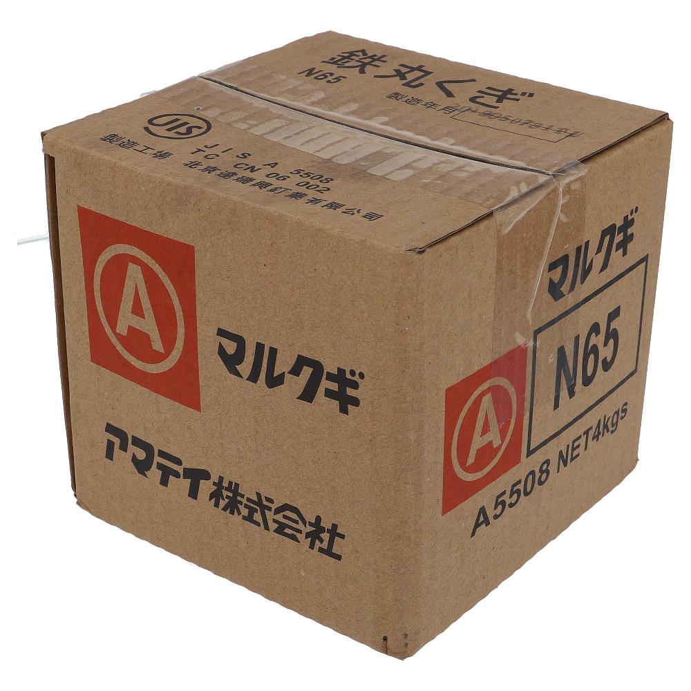 鉄/生地 丸釘(N釘) 布目頭 N65(3.05X65) (4kg)