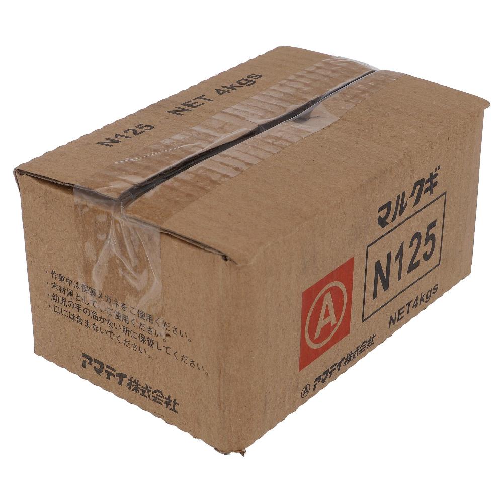 鉄/生地 丸釘(N釘) 布目頭 N125(4.6X125) (4kg)