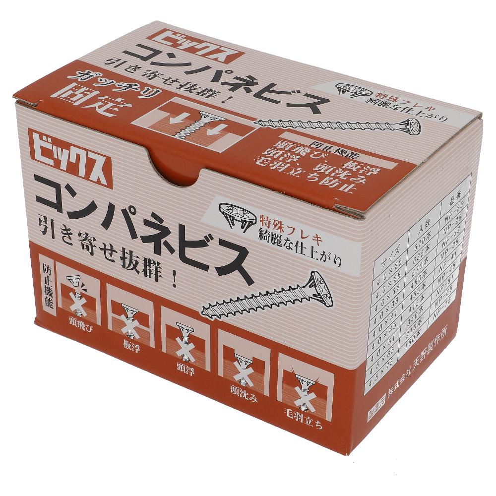 鉄/クロメート コンパネビス 4X38 (480本入)