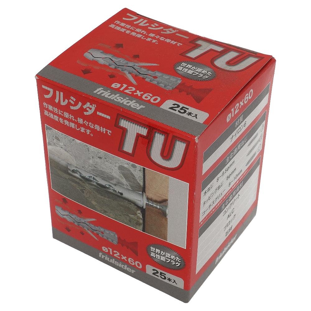 ナイロン フルシダープラグ TU12X60 (25本入)