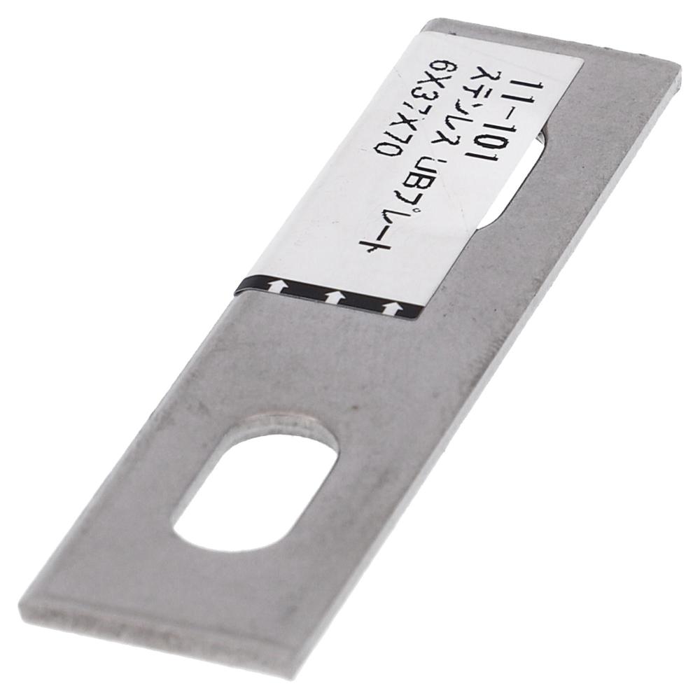 ステンレス/生地 UBプレート M6X37X70